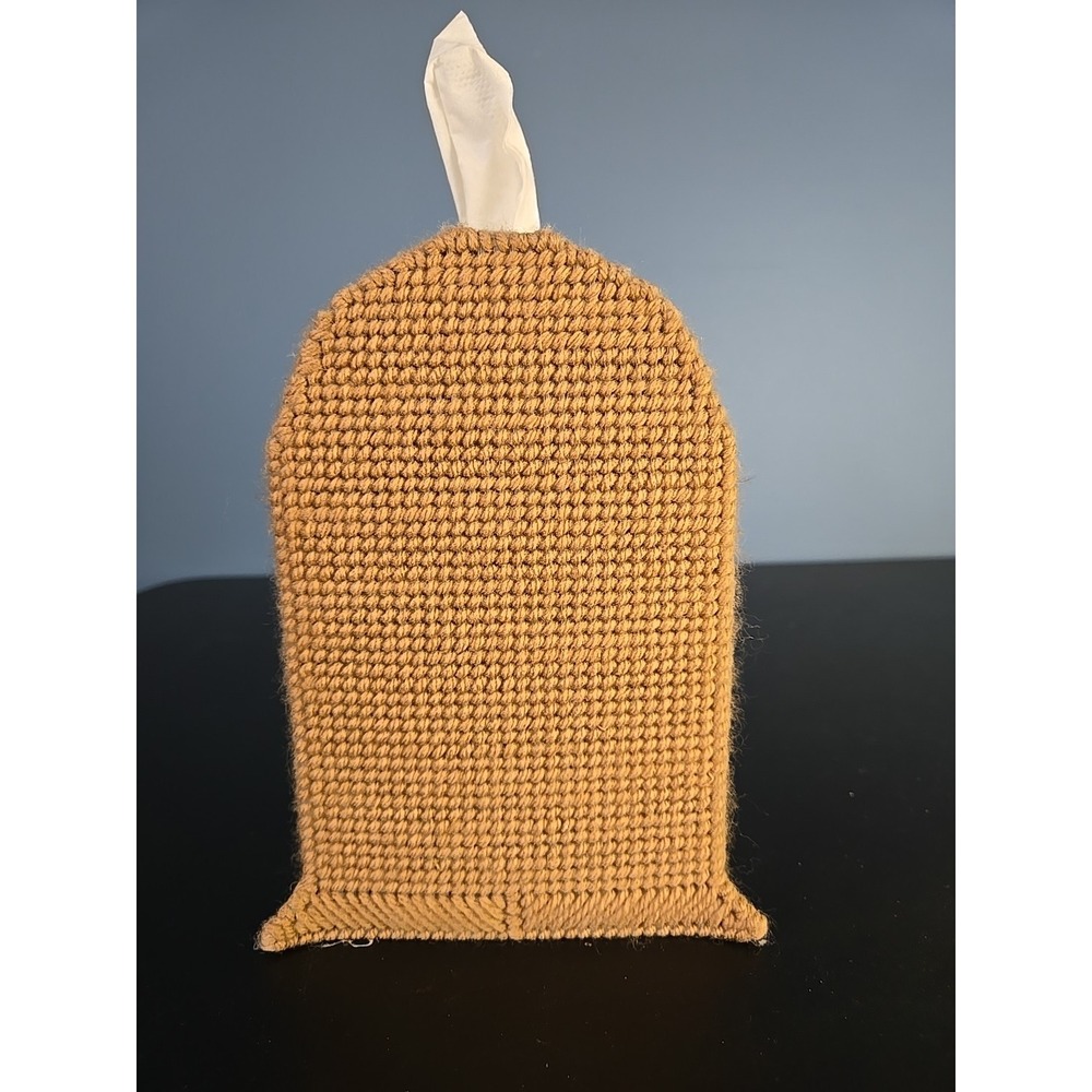 Retro Radio Shape Tissue Cover Box Practical and Cute Handmade - Picture 5 of 10